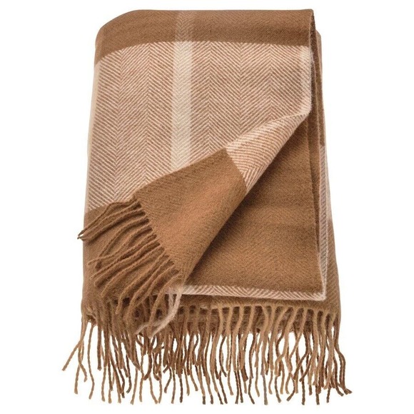 IKEA MYRULL Throw, Light Brown, 51"x67" (505.634.84) NEW - Picture 1 of 4